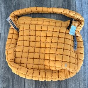 Quilted Yellow Handbag